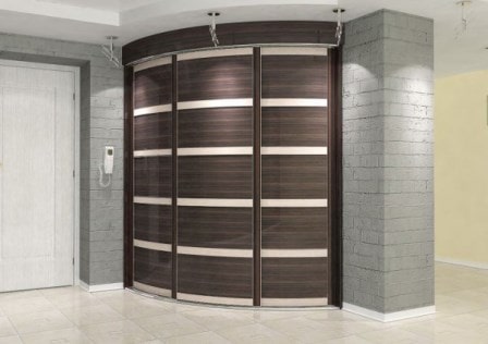 Радиусный шкаф